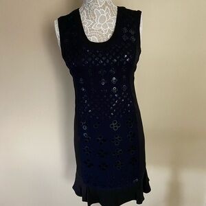 NWT Diane Von Furstenberg Elise Ditsy Sequin Dress